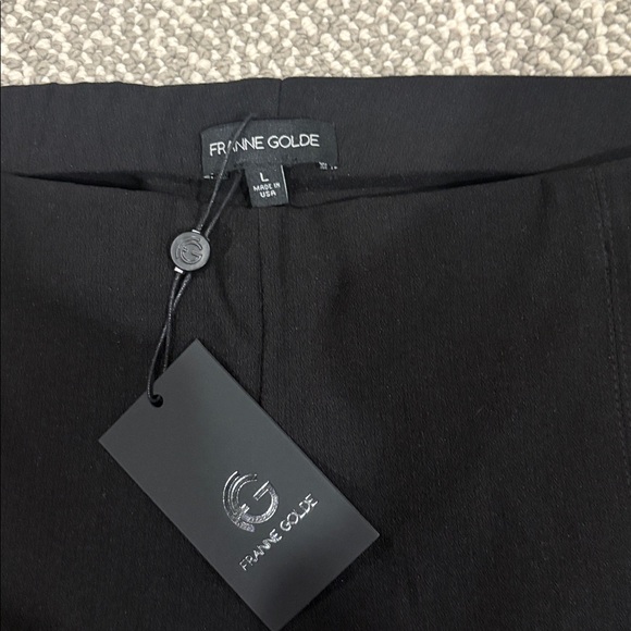 NWT Franne Golde Magic Pants sz L. Length: 38.25". Rise: 11". Waist: 30" - Picture 3 of 3